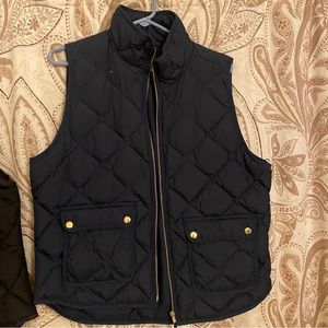 J Crew  Vest size large. Navy blue gently used .